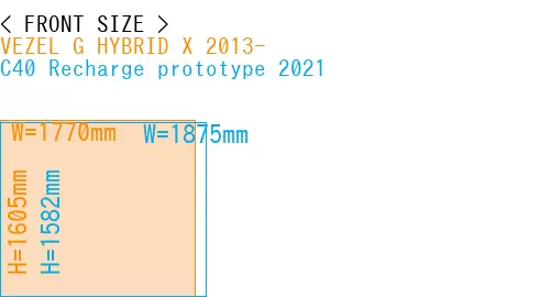 #VEZEL G HYBRID X 2013- + C40 Recharge prototype 2021